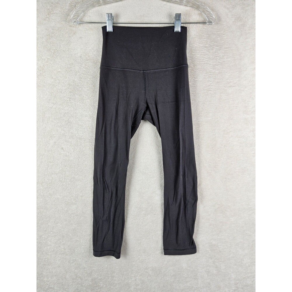 Lululemon Women’s Align Cropped Athletic Leggings Grey Size 2